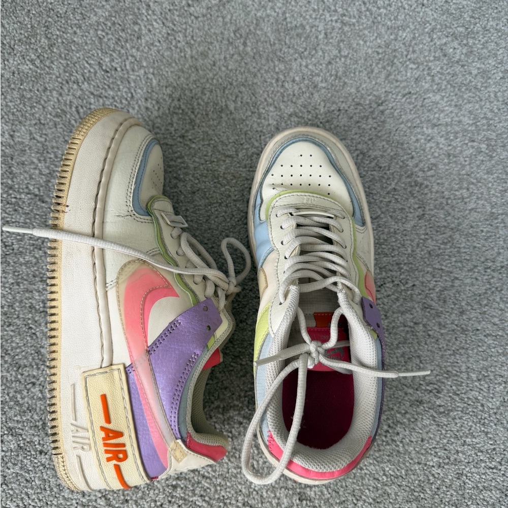 Nike Women’s Multicolor Pastel Air Force 1 Sneakers
